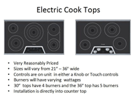 Appliances  101