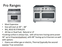 Appliances  101